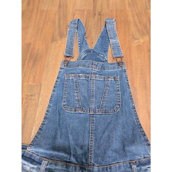 Mossimo Blue Denim Woman's Jean Overalls L - Picture 3 of 9